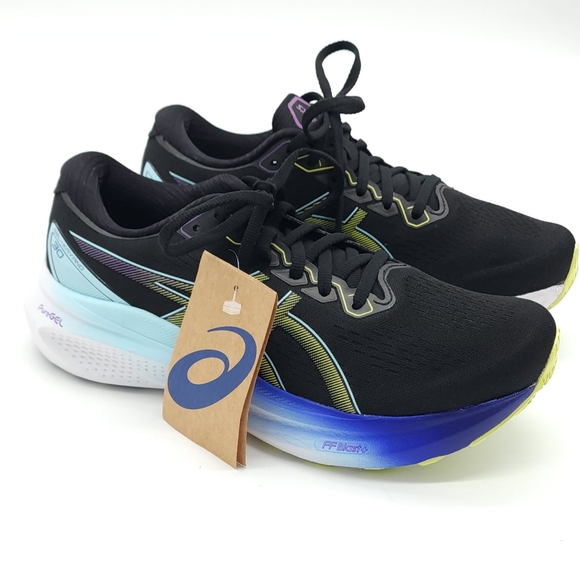 ASICS Women's Black/Glow Yellow GEL-KAYANO 30 Running Shoes Size US 8.5 - Picture 7 of 10